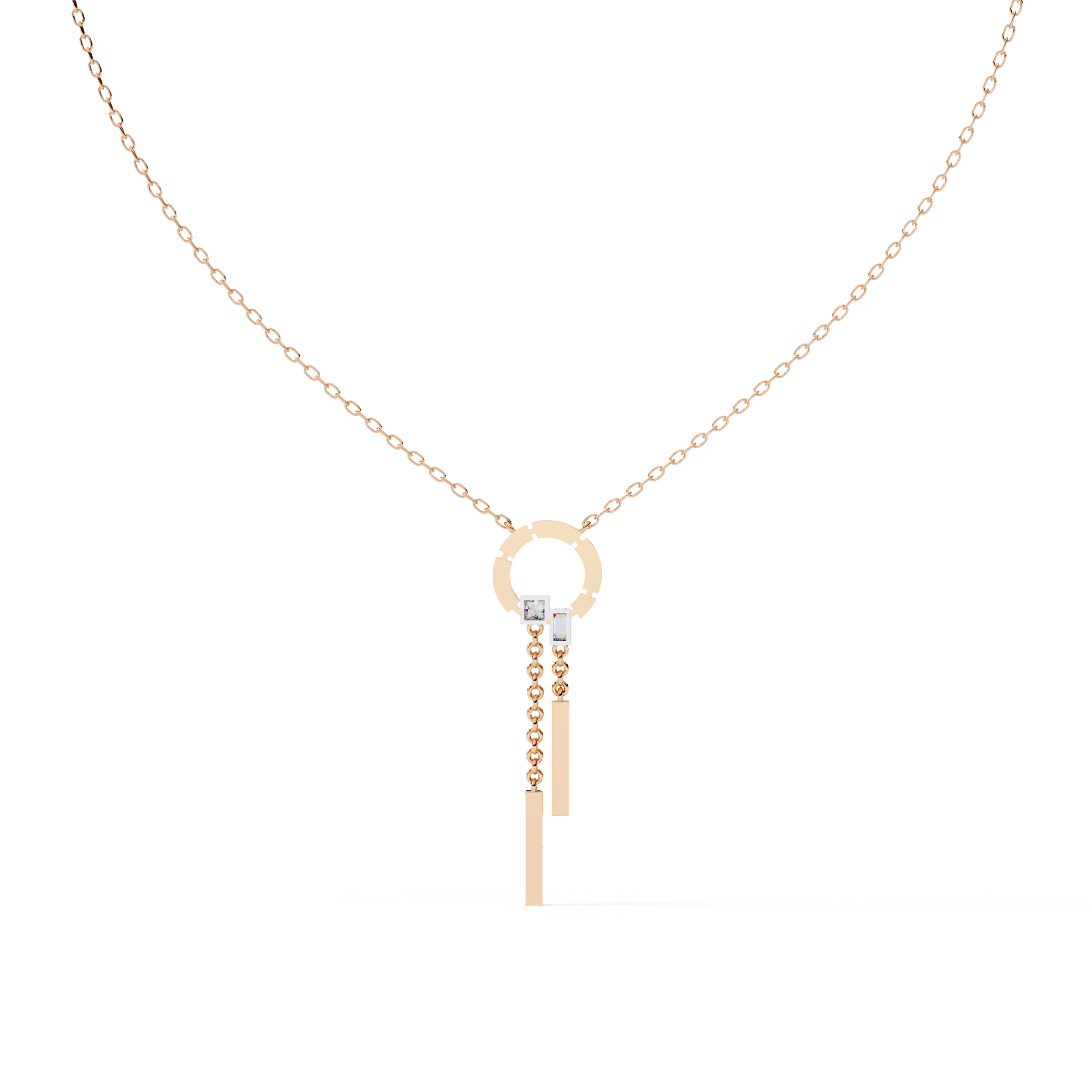 Solitairekart 0.38ct Natural Diamond Pendant-Necklace, HI Color, VS-SI Clarity